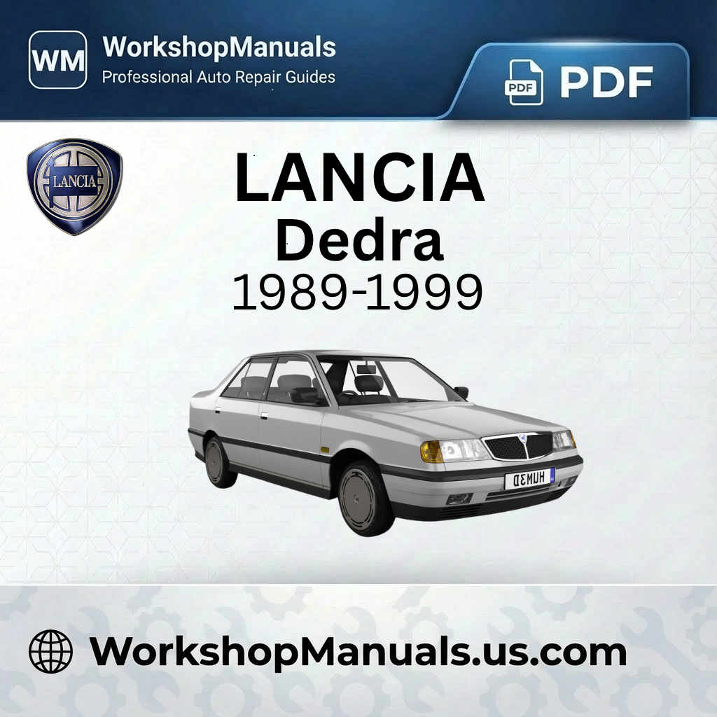 Lancia Dedra Workshop Repair Manual 1989-1999 Download PDF