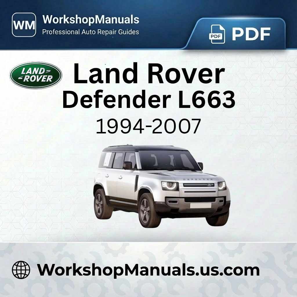Land Rover Defender Workshop Manual PDF (1994-2007)