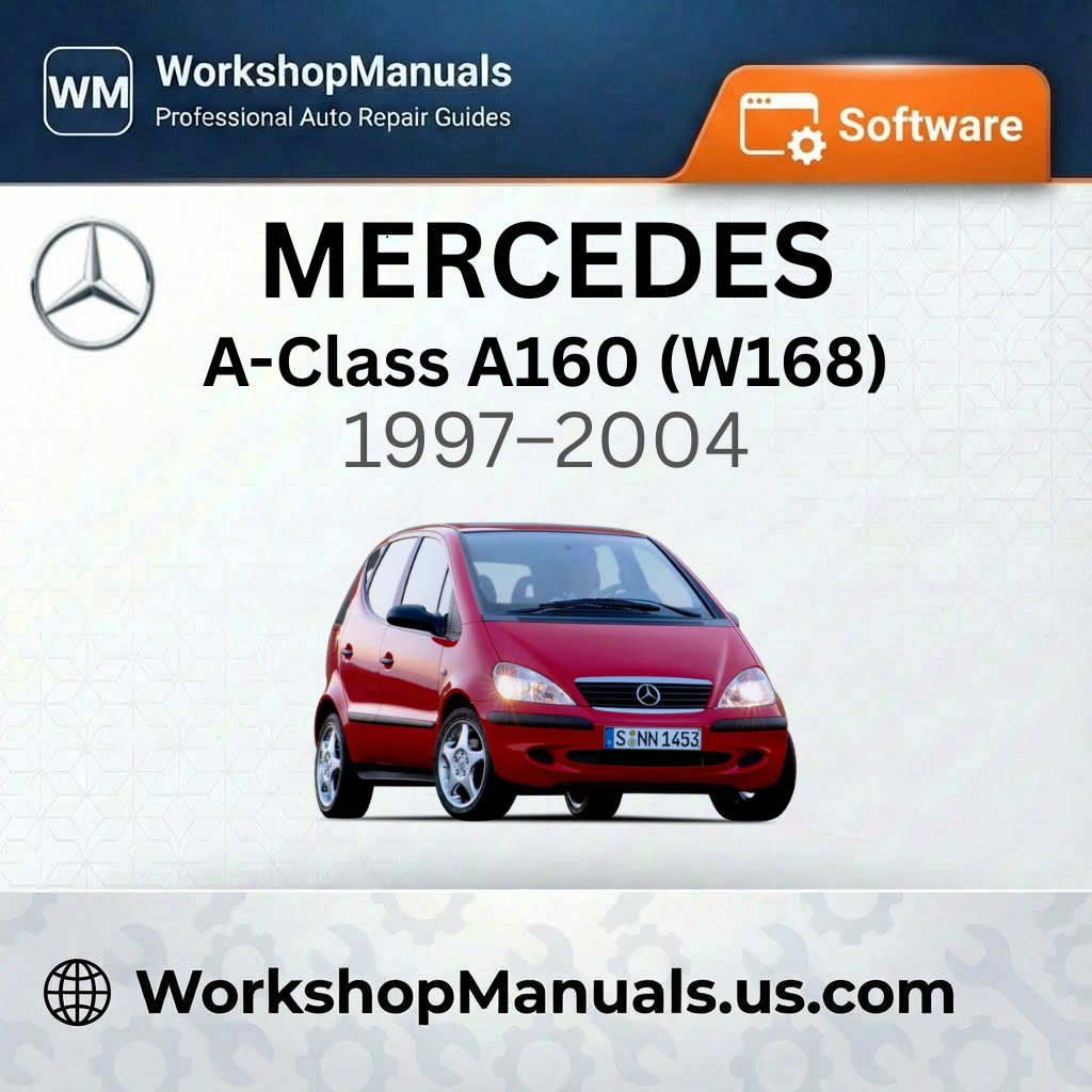 Mercedes-Benz A-Class A160 (W168) 1997-2004 Workshop Manual Software