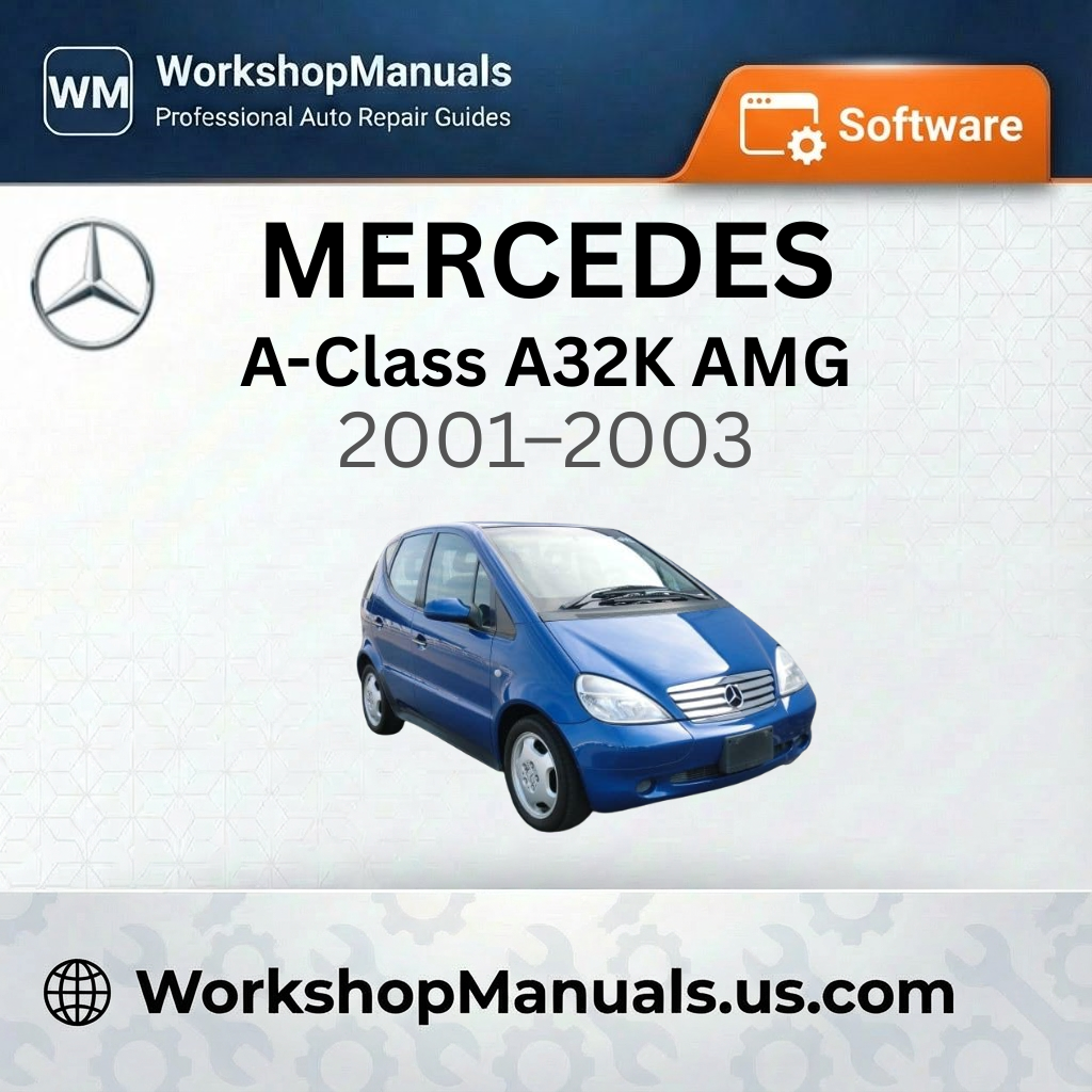 Mercedes A-Class A32K AMG Workshop Manual Software (2001-2003)