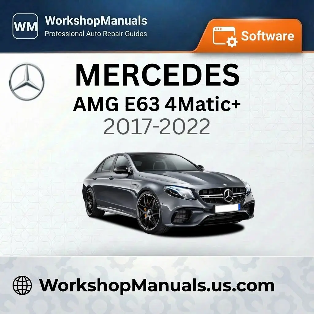 Mercedes-AMG E63 4Matic+ Workshop Manual Software (2017-2022)
