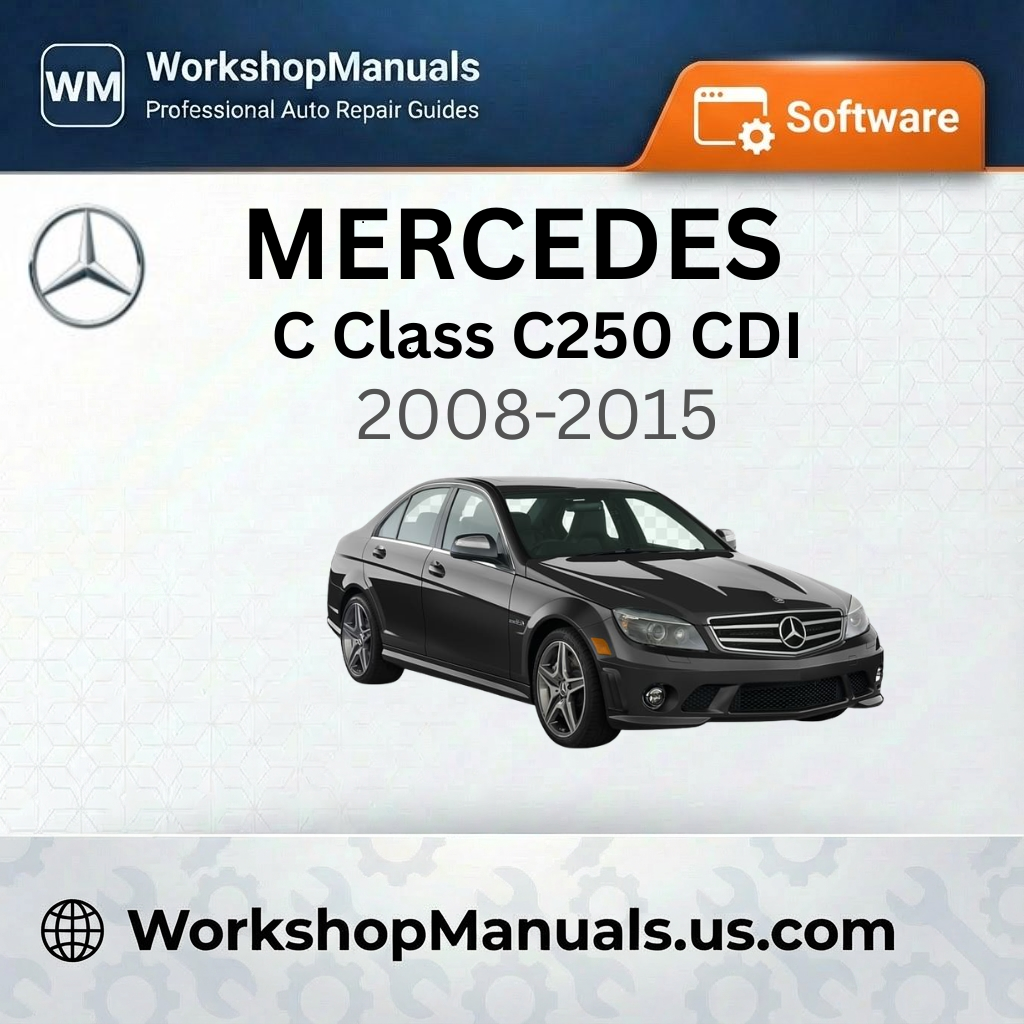 Mercedes C Class C250 CDI BlueEfficiency 2008-2015 Workshop Manual Software