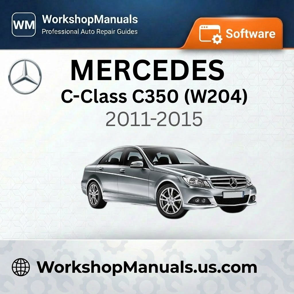 Mercedes C-Class C350 BlueEfficiency (W204) 2011-2015 Workshop Manual Software