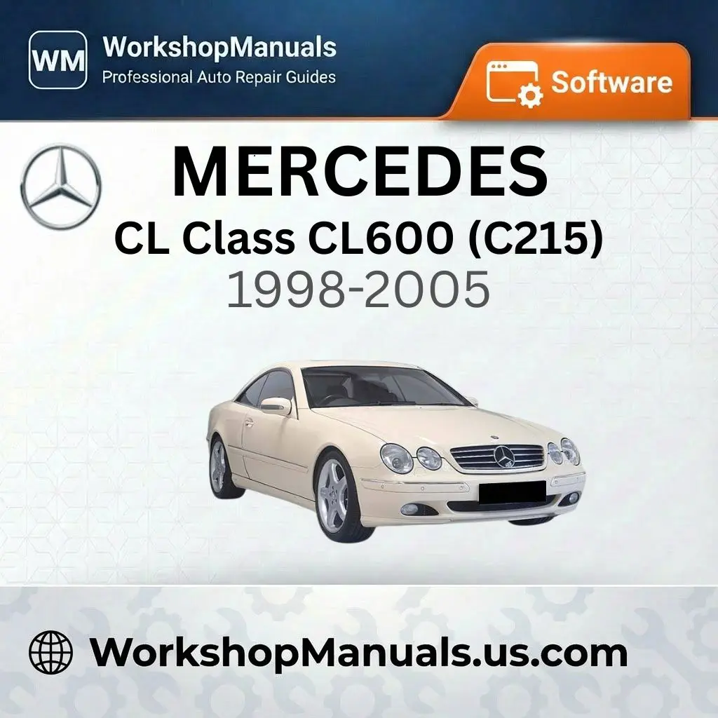 Mercedes CL Class CL600 (C215) 1998-2005 Workshop Manual Software