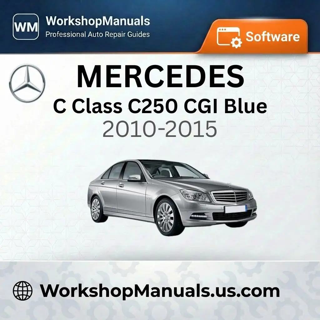 Mercedes C Class C250 CGI BlueEfficiency 2010-2015 Workshop Manual Software