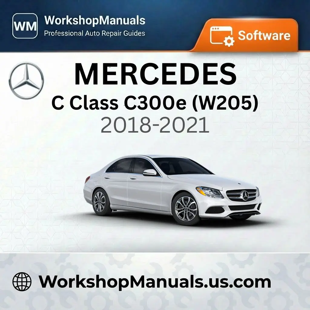 Mercedes C Class C300e (W205) 2018-2021 Workshop Manual Software