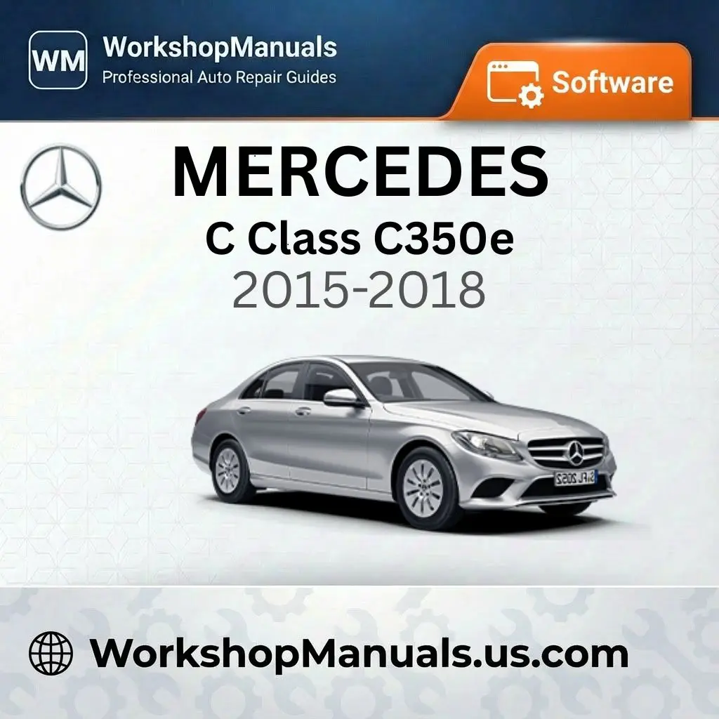 Mercedes C Class C350e 2015-2018 Workshop Manual Software
