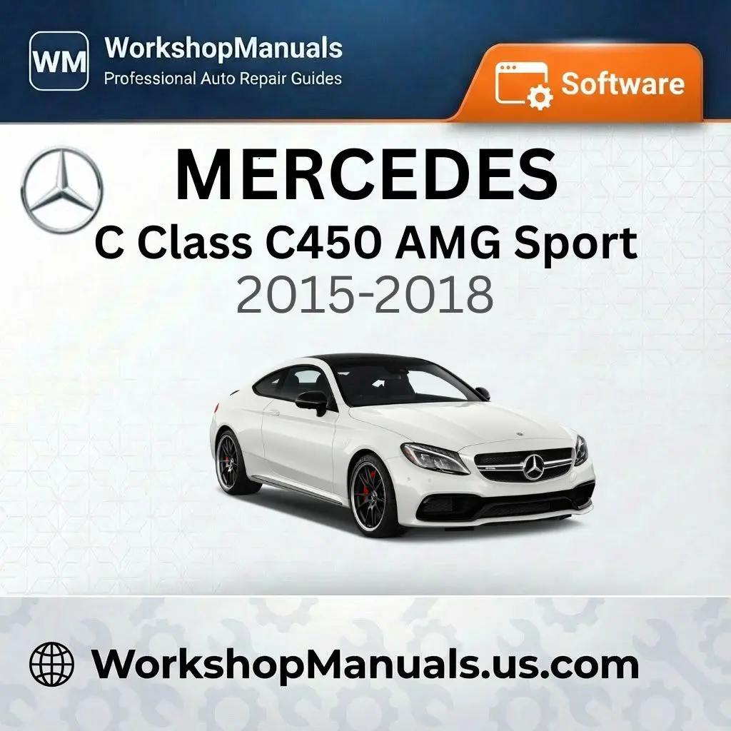 Mercedes C Class C450 AMG Sport 4Matic 2015-2018 Workshop Manual Software