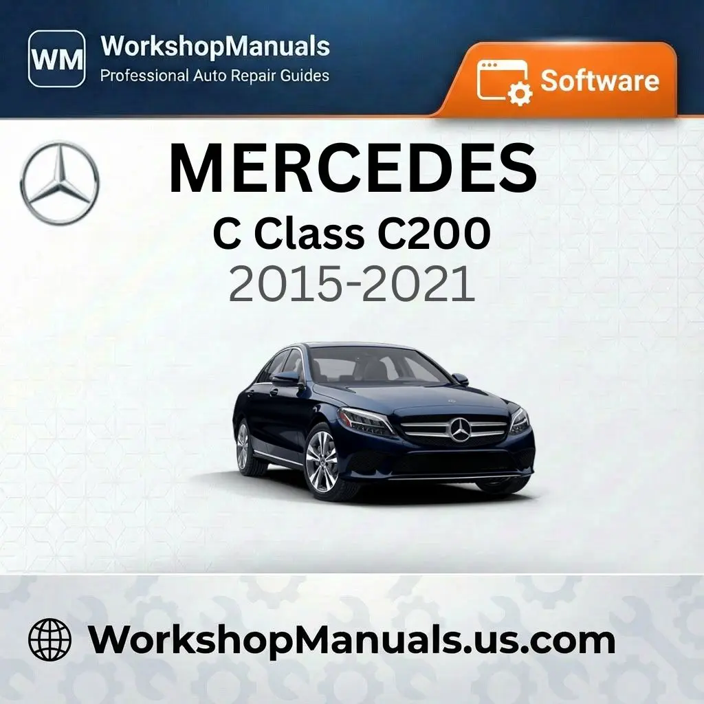 Mercedes C Class C200 Workshop Manual 2015-2021 (W205) Dealer Software