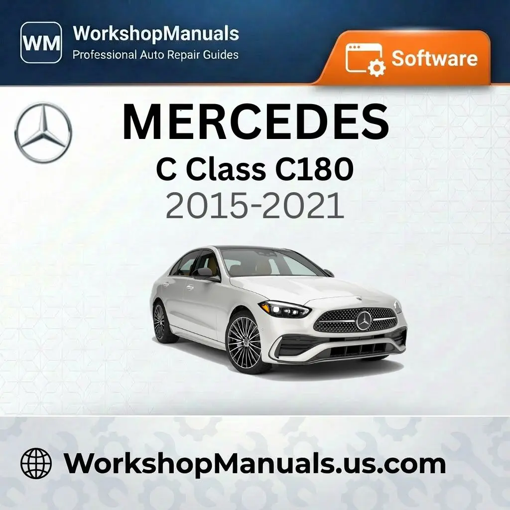 Mercedes C Class C180 Workshop Manual Software 2015-2021
