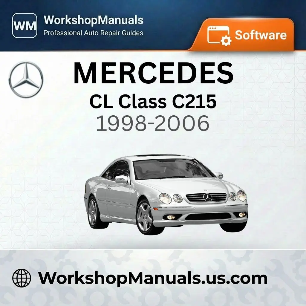 Mercedes CL Class C215 1998-2006 Workshop Manual Software