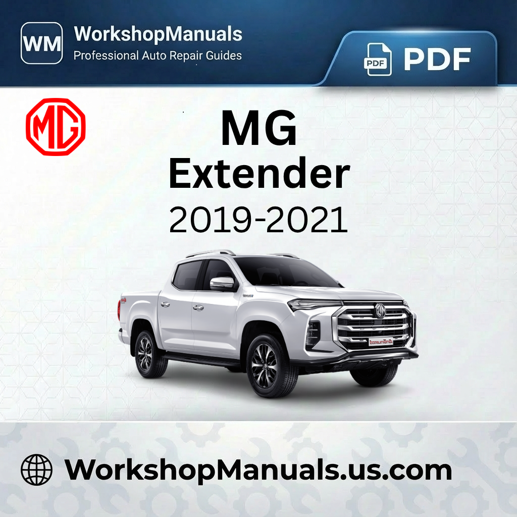 MG Extender 2019-2021 Workshop Repair Manual Download PDF