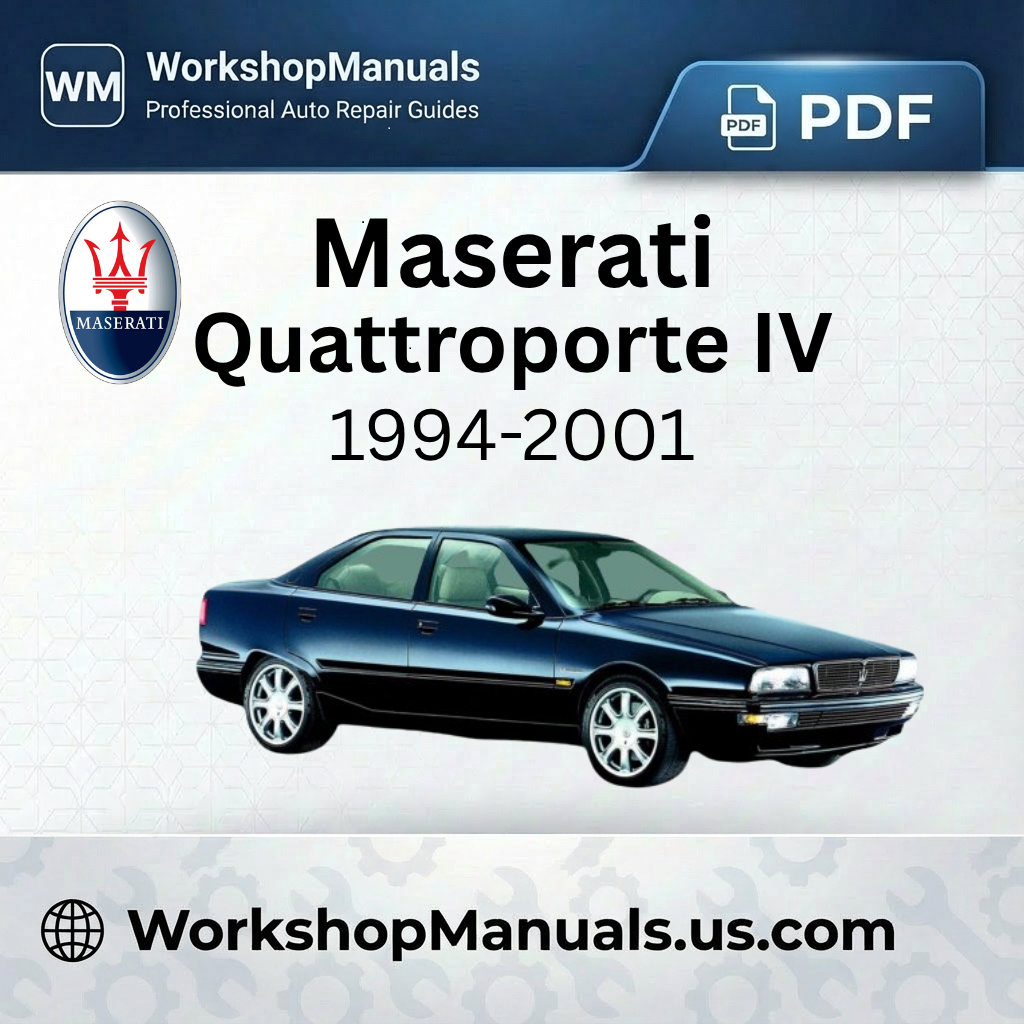 Maserati Quattroporte IV 1994-2001 Engine Repair Manual Download PDF