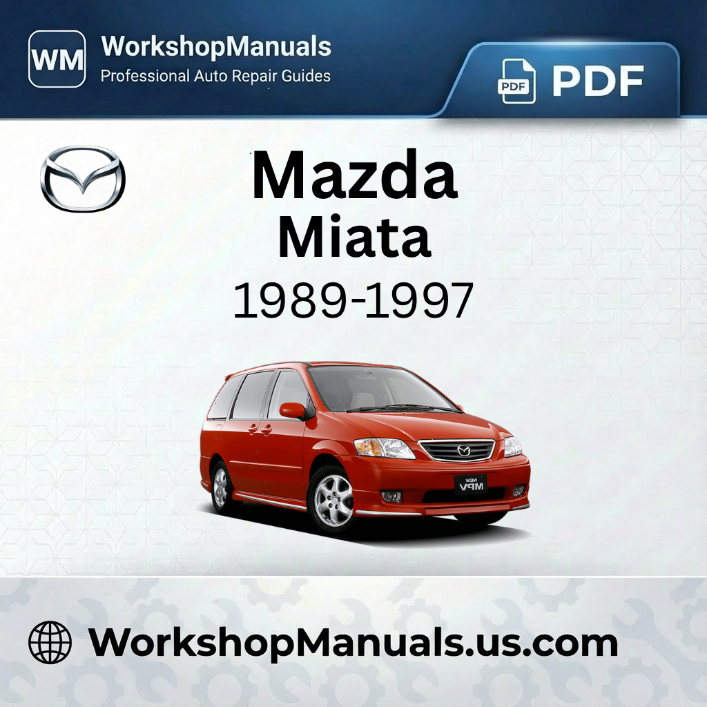Mazda MPV Workshop Manual 1989-1999