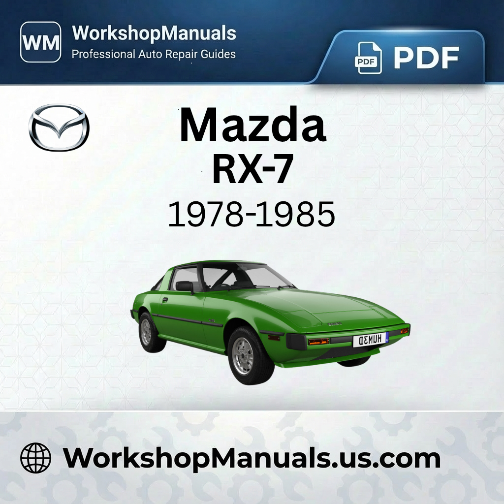 Mazda RX-7 Workshop Manual 1978-1985