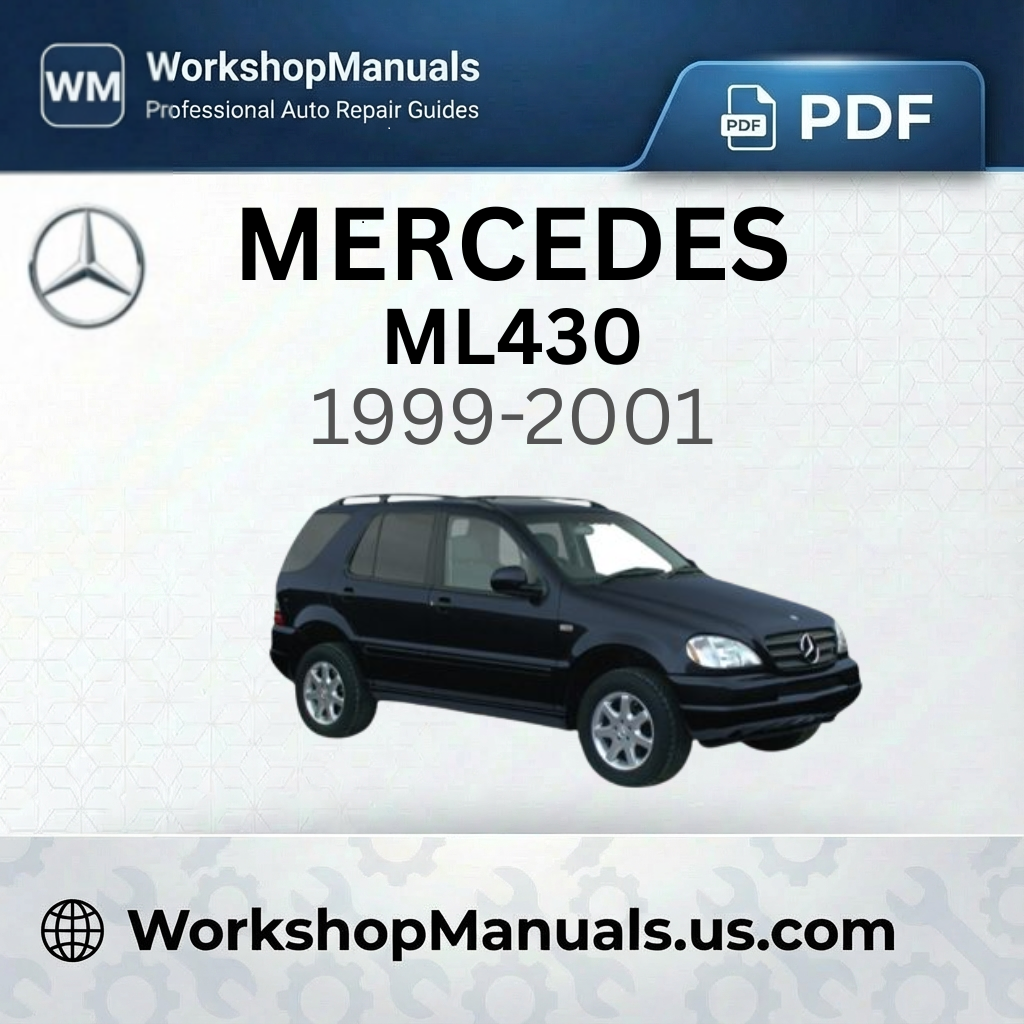 Mercedes ML430 Workshop Manual 1999-2001