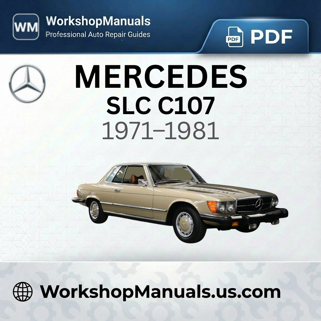 Mercedes SLC C107 Workshop Service Repair Manual PDF (1971-1981)