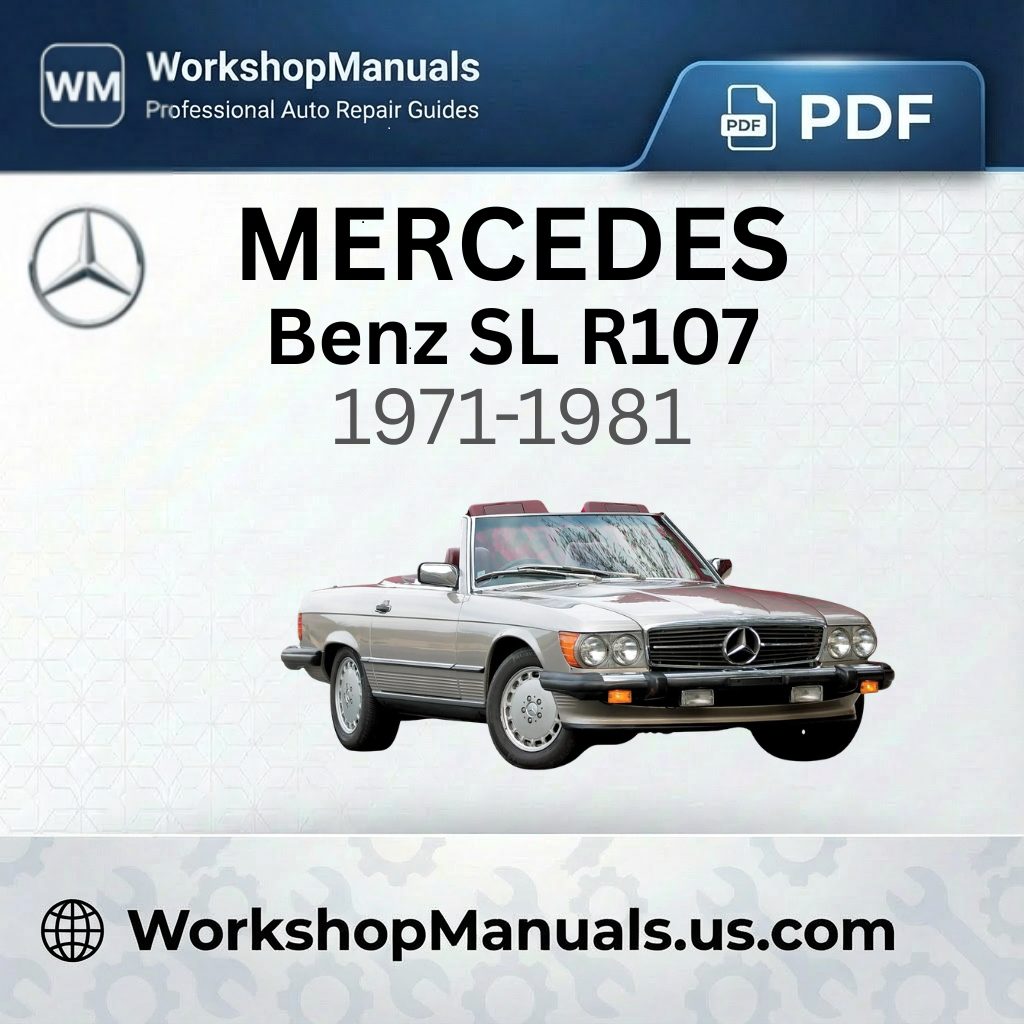 Mercedes-Benz SL R107 1971-1981 Workshop Service Repair Manual