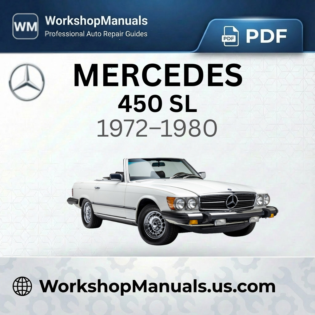 Mercedes 450 SL Workshop Service Repair Manual PDF (1972-1980)