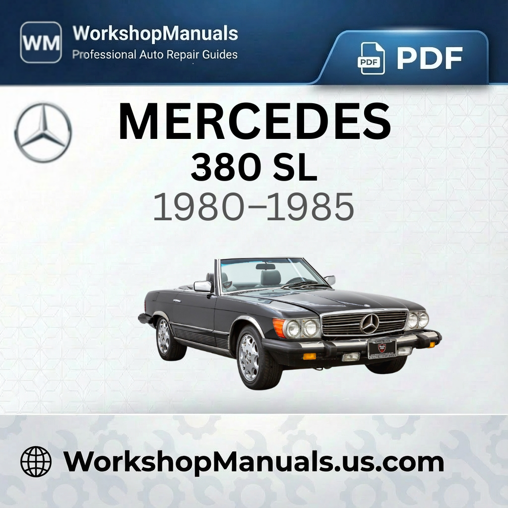 Mercedes 380 SL Workshop Repair Manual PDF (1980-1985)