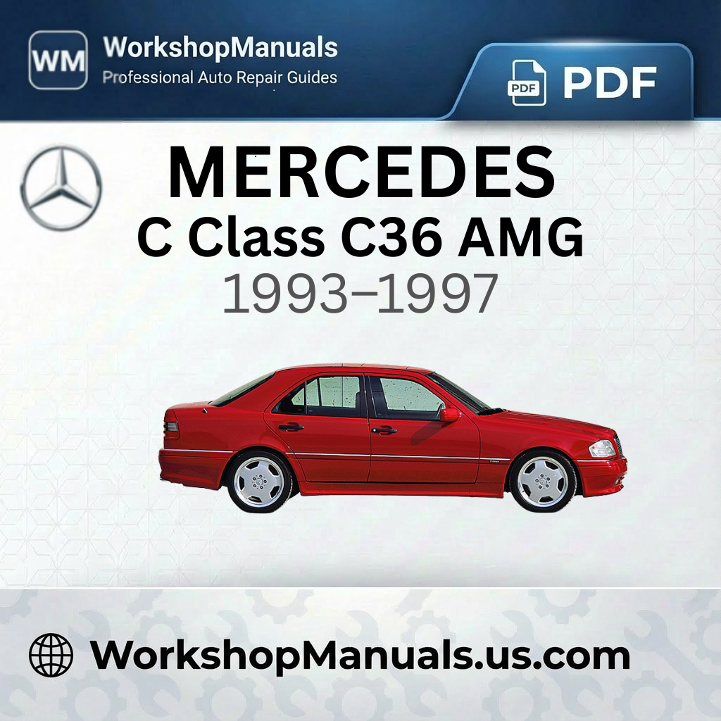 Mercedes C Class C36 AMG Workshop Manual 1993-1997