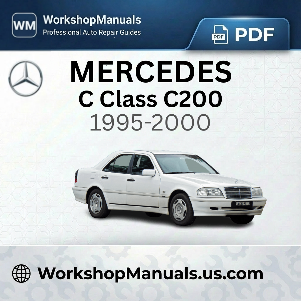 Mercedes C Class C200 Kompressor Workshop Manual 1995-2000