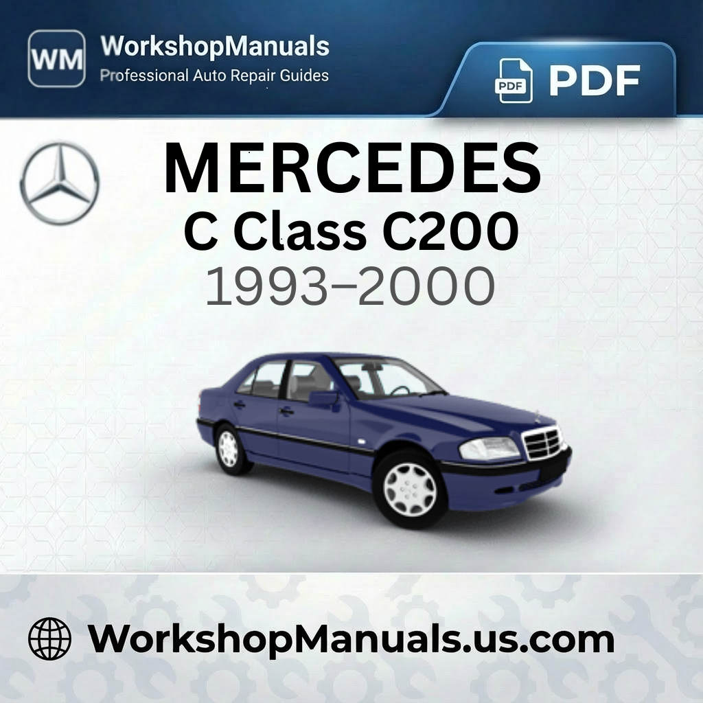 Mercedes C Class C200 Workshop Service Manual 1993-2000