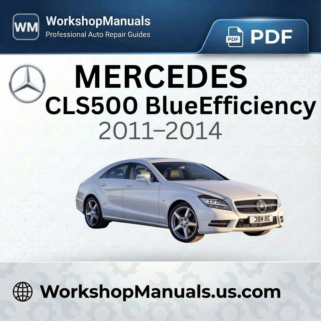 Mercedes CLS500 BlueEfficiency Workshop Manual 2011-2014