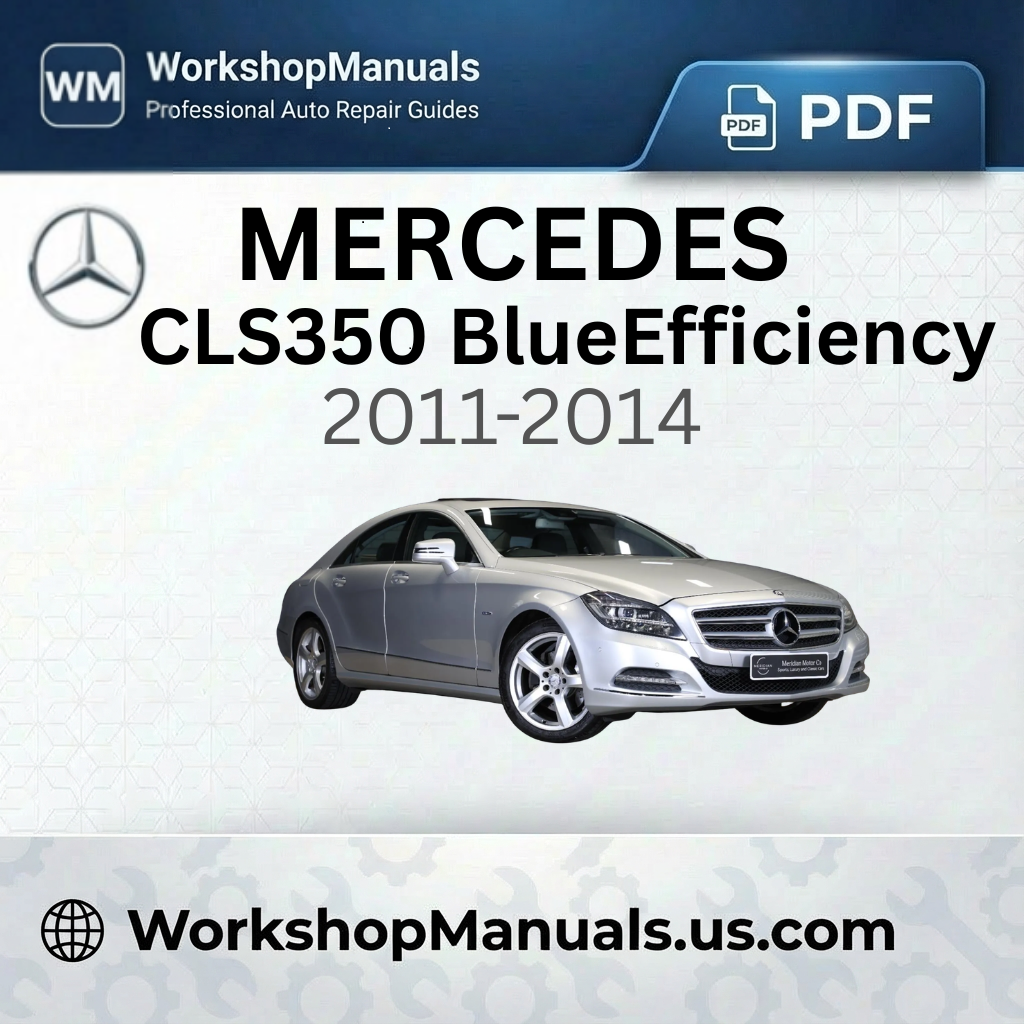 Mercedes CLS350 BlueEfficiency Workshop Manual 2011-2014