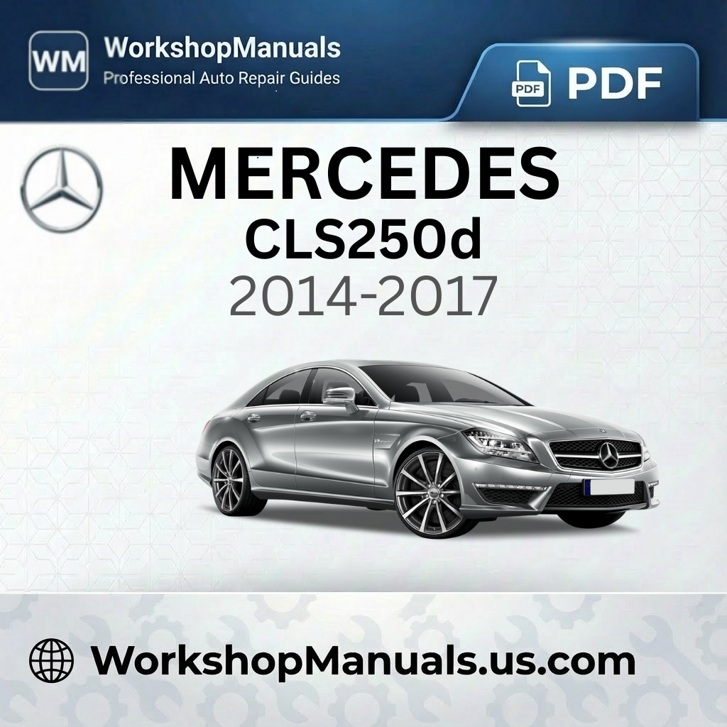Mercedes CLS250d Workshop Manual 2014-2017