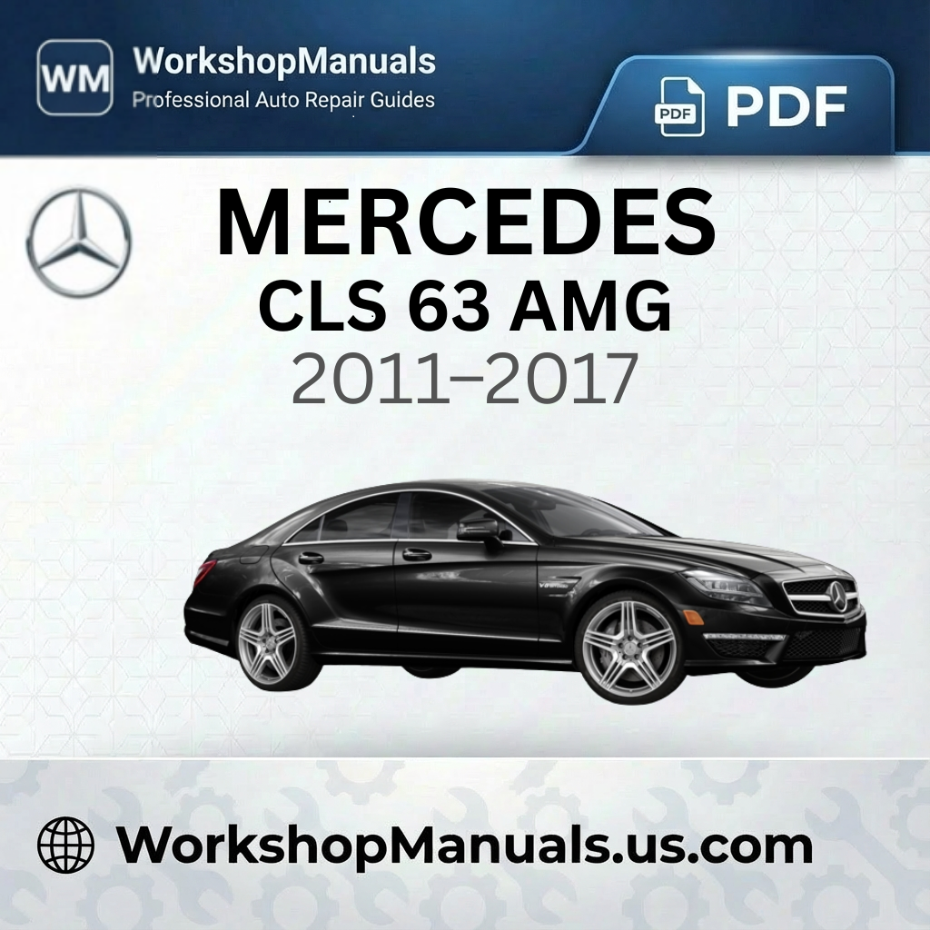 Mercedes CLS 63 AMG Workshop Manual 2011-2017
