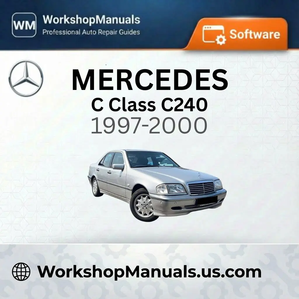 Mercedes C Class C240 Workshop Manual Software 1997-2000