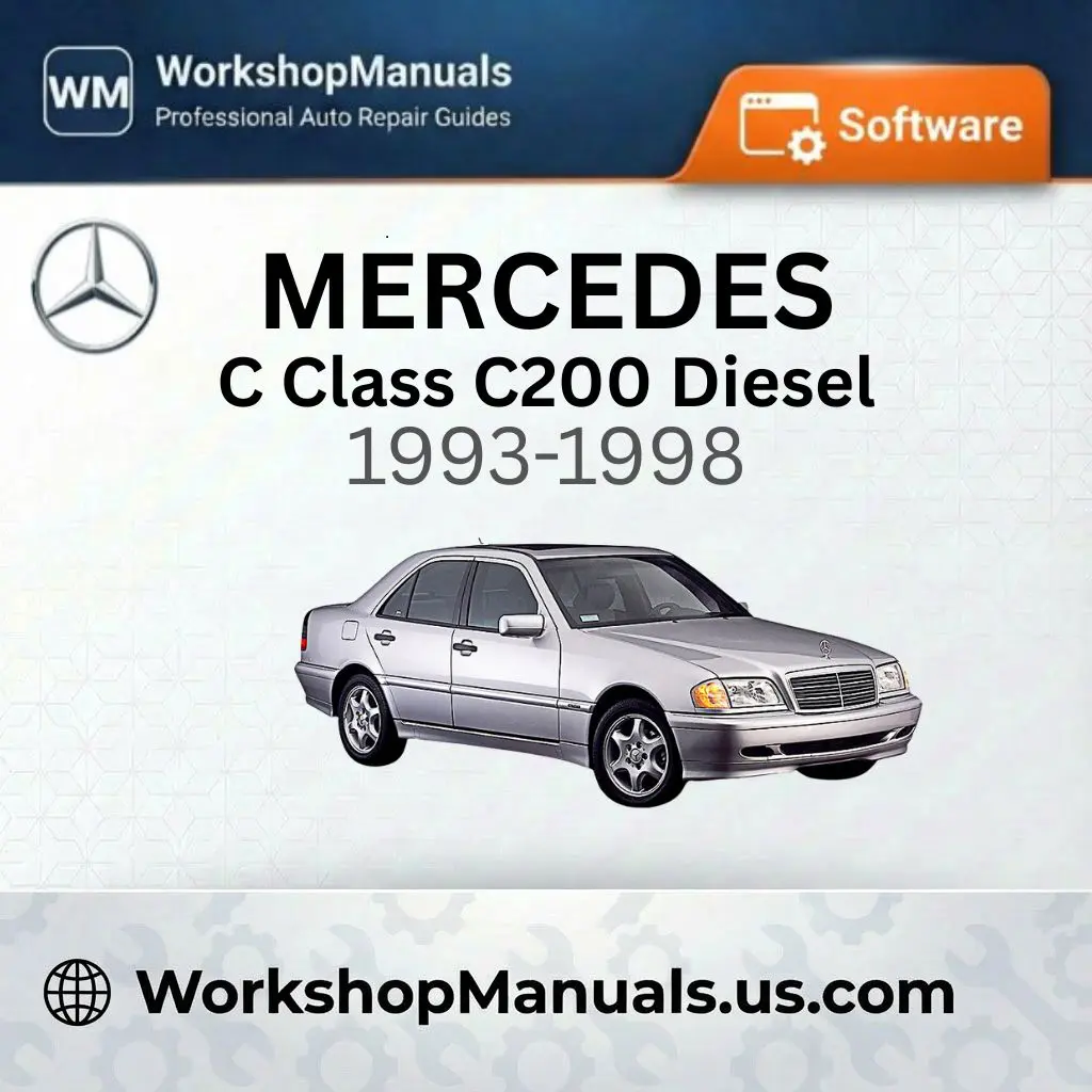 Mercedes C Class C200 Diesel Workshop Manual Software 1993-1998