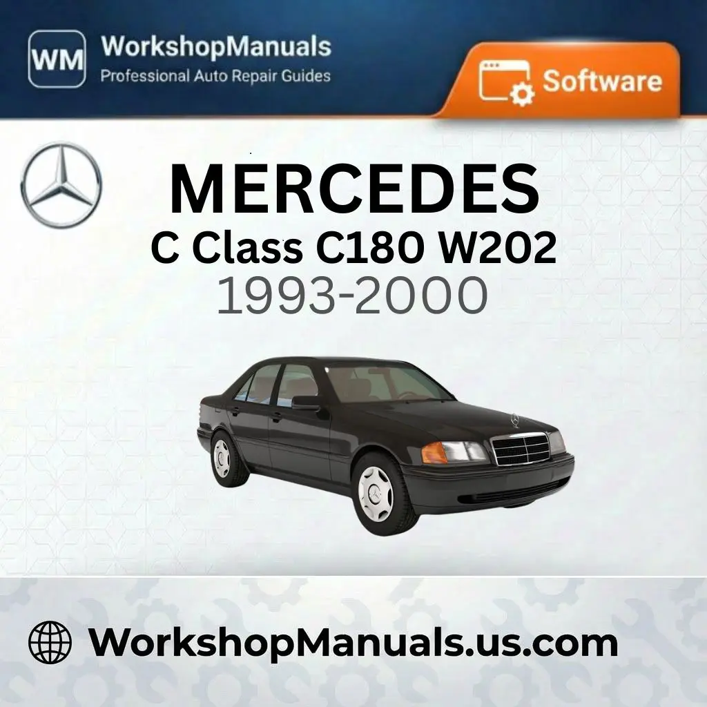 Mercedes C Class C180 W202 Workshop Manual Software 1993-2000