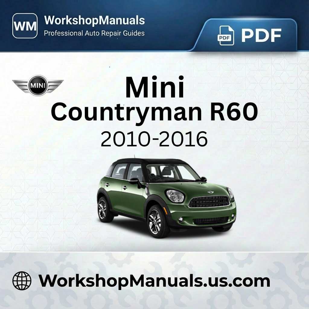 Mini Countryman R60 Workshop Manual 2010-2016