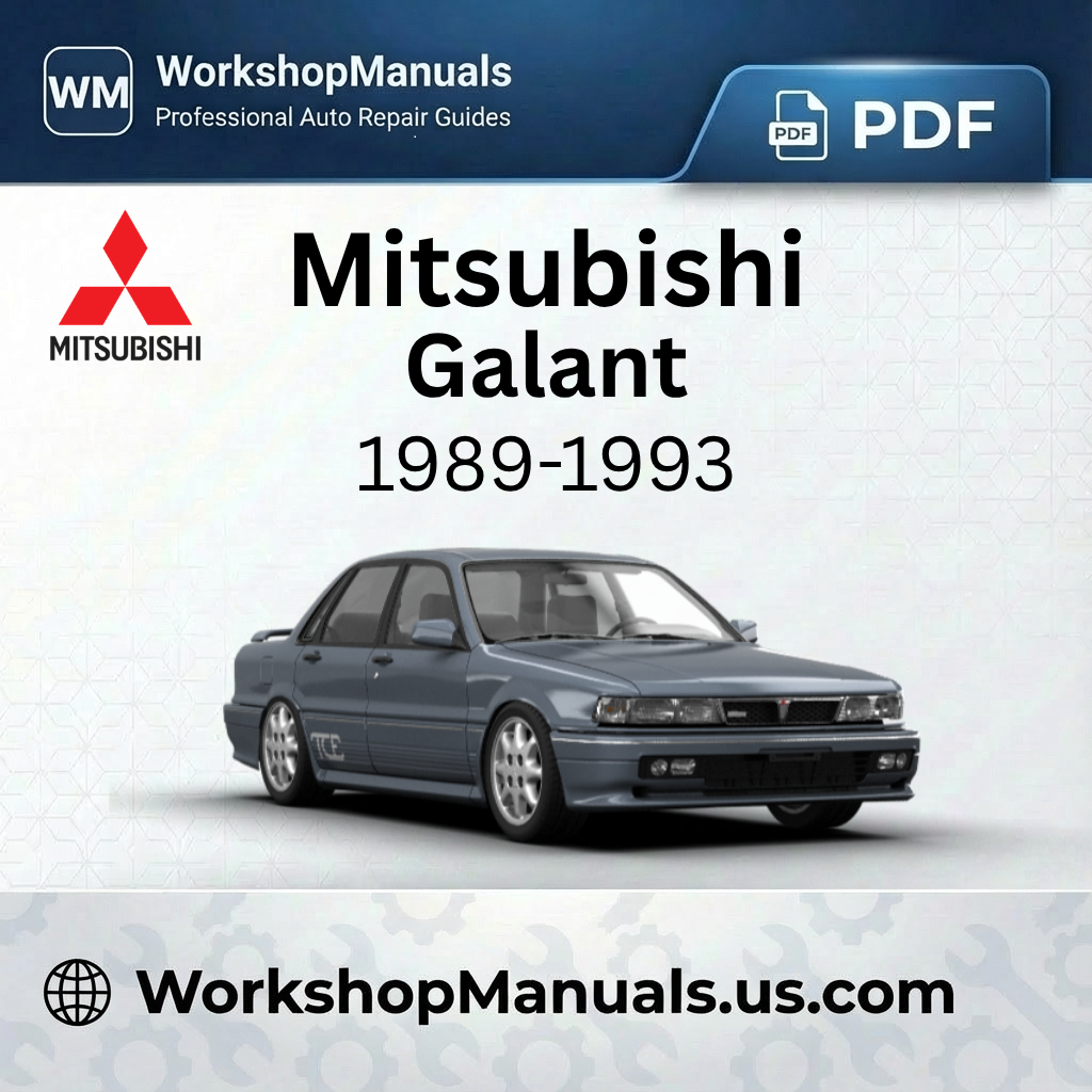 Mitsubishi Galant 1989-1993 Workshop Repair Manual PDF