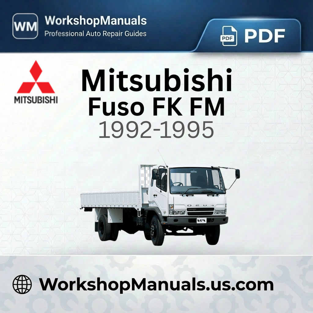 Mitsubishi Fuso FK FM Workshop Manual 1992-1995
