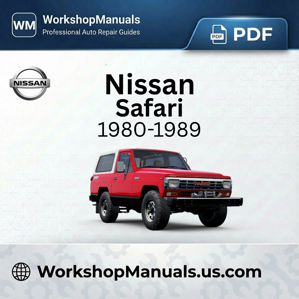 Nissan Safari 1980-1989 Workshop Repair Manual Download PDF