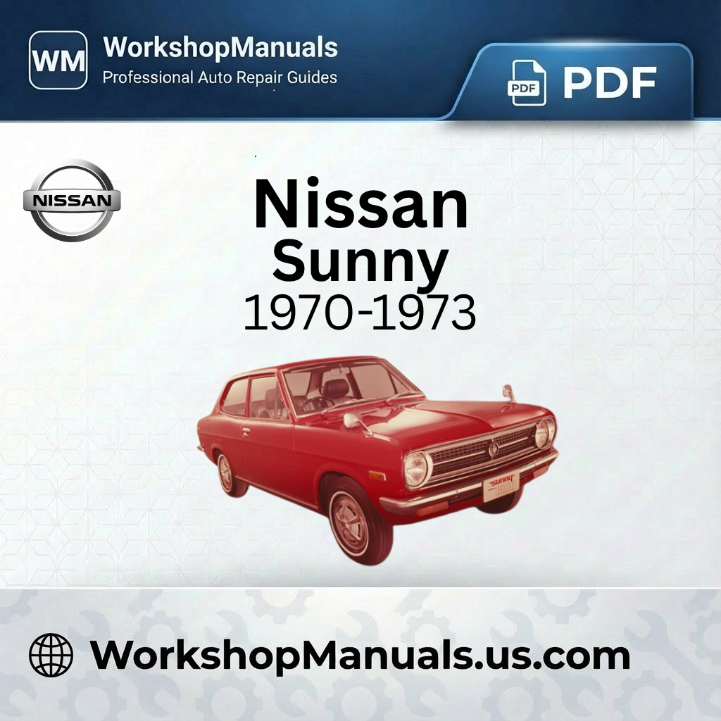 Nissan Sunny 1970-1973 Workshop Repair Manual Download PDF