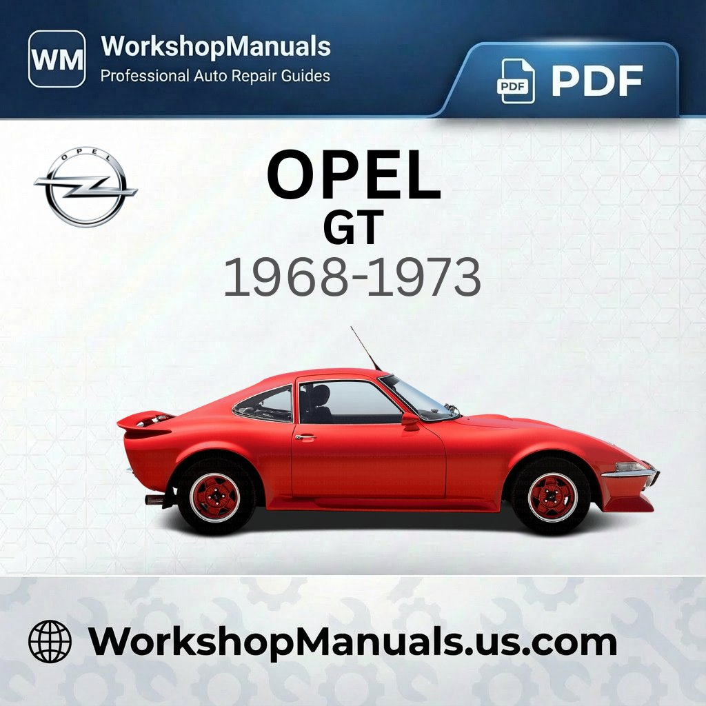 Opel GT 1968-1973 Workshop Service Repair Manual PDF Download