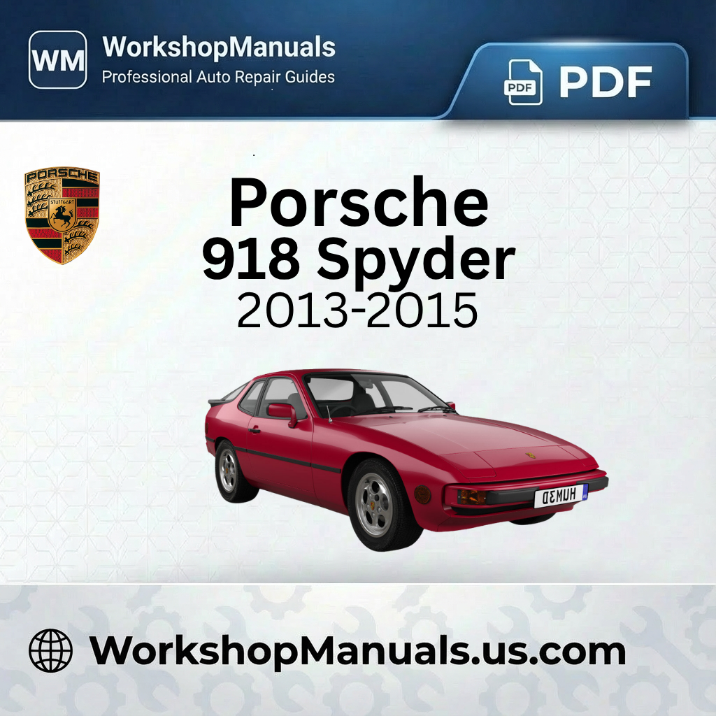 Porsche 924 Workshop Repair Manual PDF (1976-1988)