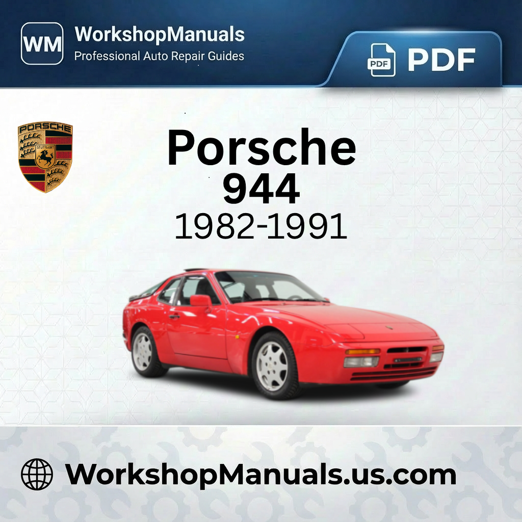 Porsche 944 Workshop Manual 1982-1991 PDF