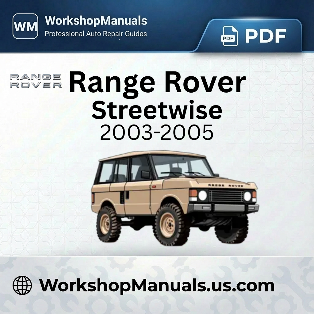 Range Rover Classic Workshop Manual PDF (1987-1995)