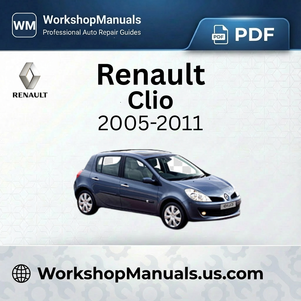 Renault Clio Workshop Manual 2005-2011 PDF