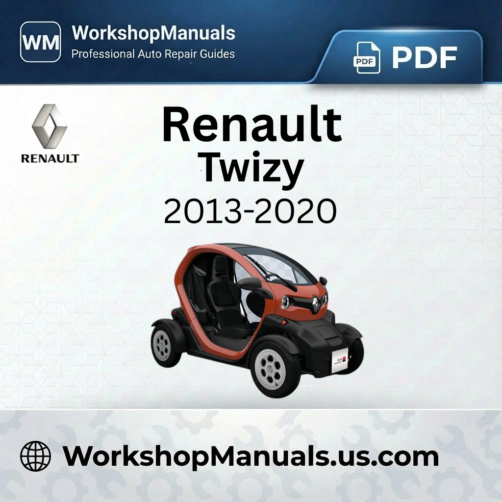 Renault Twizy Workshop Manual 2013-2020