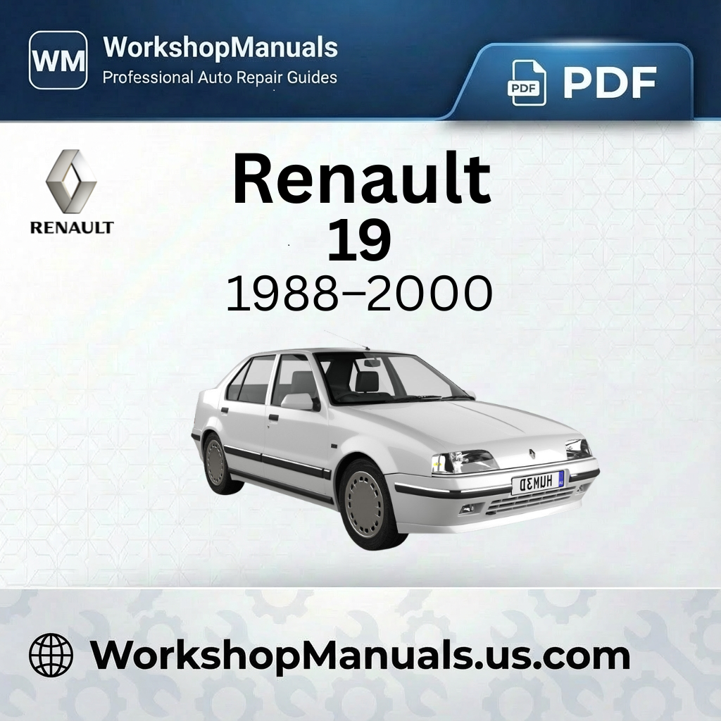 Renault 19 Workshop Manual 1988-2000