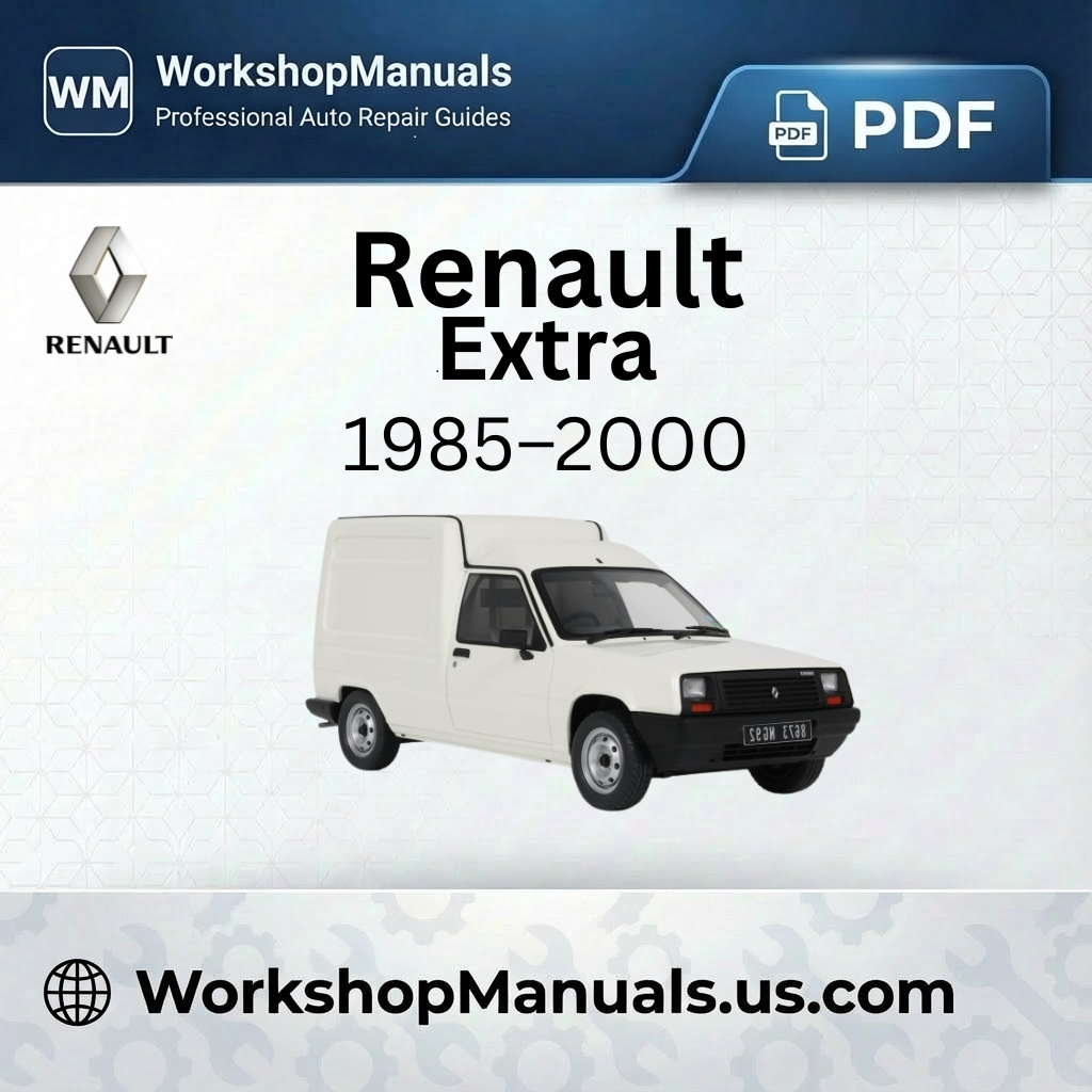 Renault Extra Workshop Manual 1985-2000