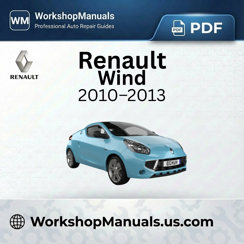 Renault Wind Workshop Manual 2010-2013