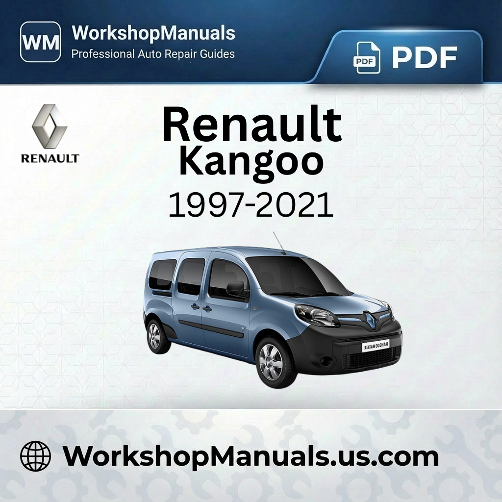Renault Kangoo Workshop Manual 1997-2021