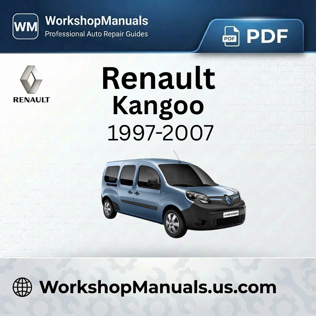 Renault Kangoo Workshop Manual 1997-2007 PDF